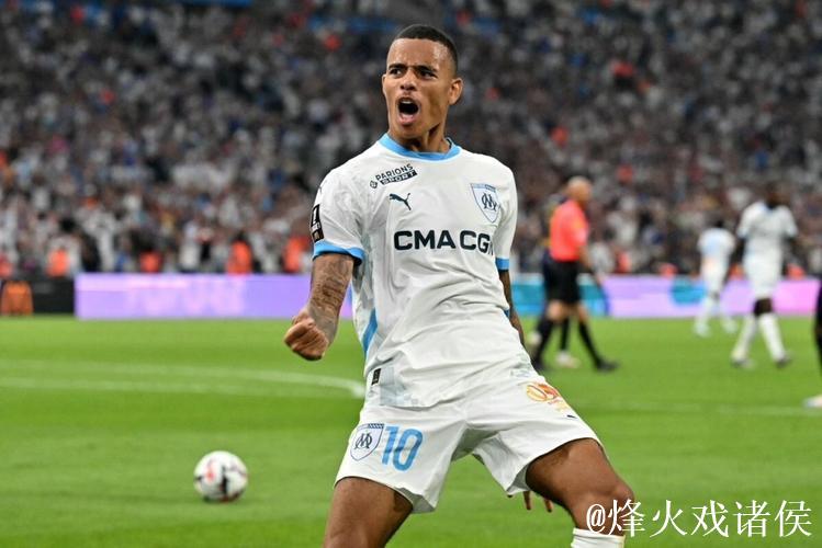 格林伍德本轮82分钟绝杀摩纳哥，11球领跑法甲射手榜