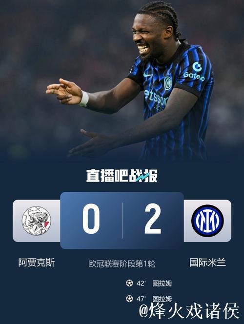 欧冠-小图拉姆梅开二度 国际米兰2-0击败阿贾克斯迎来开门红